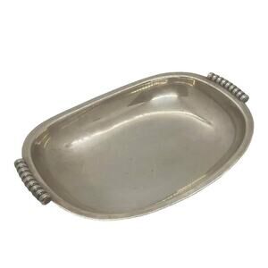 1960s Cohr Danish Alta Mid-Century Modern Silver Plate EPNS Oval Serving Bowl